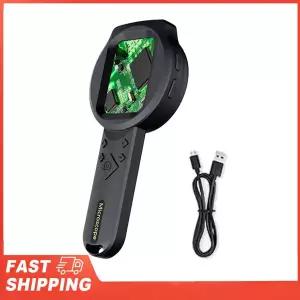 호환 1000배 확대경 휴대용 디지털 확대경 눈 보호 인체공학적 디자2개 언어 데이터 케이블 전선가리개 포