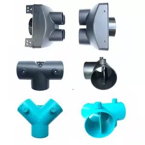 무시동히터 부품 팬 액세서리 부속품 배관 토출구 에어 덕트 1. 60T 삼통 + 클램프 2개