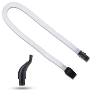 Melodica 튜브 세트, 마우스피스 53cm /21인치 길이의 유연한 피아니카 튜브, 블랙 교체 호스 1개, 32 /36 /37 /41 키 멜로디카용