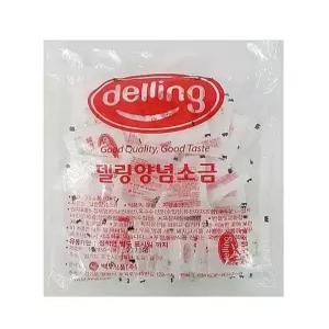 1회용소금 델링 양념소금 깨소금 양념소금3.5g x90개입 2개 치킨소금