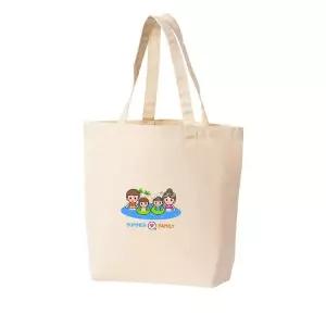 에코백 토트백 여름 가족여행 바다 해변 수영 여름휴가 그림