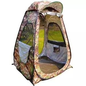 야외 낚시 방풍 바닥 오픈 원터치 사면 1인용 텐트 바지 겨울 보온 하이킹 등산 여름