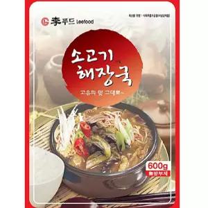 간편식 이푸드 술국 해장국 소고기해장국 600g X 5