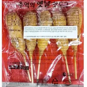 가공식품 핫도그 즉석식품 냉동 옛날 핫푸드110g x5입 550g X10