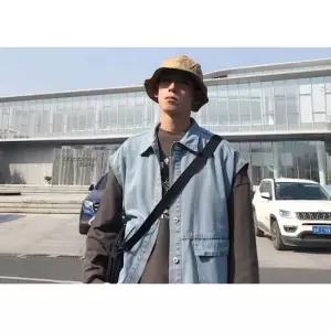 후드리스 캠퍼 티 트렌디 집업 남자 잠바 캐주얼 인기 오버핏 베스트 가을 플자켓 데님 겨울옷 감성 조끼