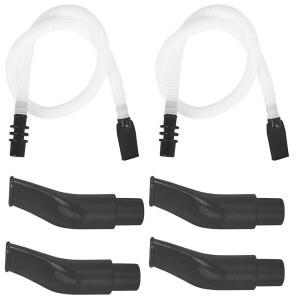 Melodica 마우스피스 튜브 2 세트, 32 /37 키 59.5cm / 23.4인치 길이의 유연한 플라스틱 멜로디카 피아니카 튜브, 호스 교체 부품, 악기 액세서리