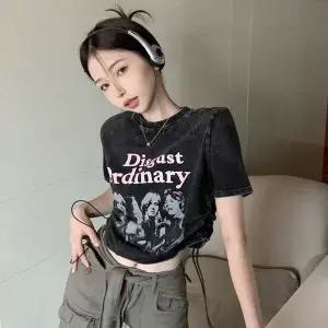 [셀러에이드]오디피그먼트티 데일리 캐주얼 셔링 스트링 프린팅 메이룸 프린트