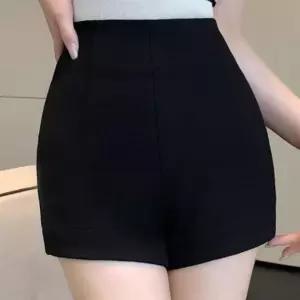 여성 신축성 좋은 힙업 하이웨이스트 기모 반바지
