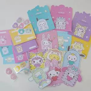 산리오 귀여운 캐릭터 편지지 봉투 세트 (여자친구 친구 생일 축하