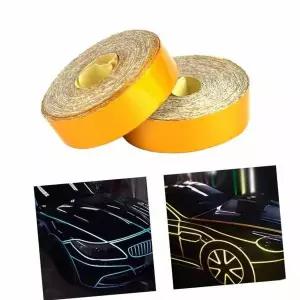 [콩심팥심]컷팅가능 필요한곳 차량라인스티커 DIY전용 반사테이프 1cm x 5M