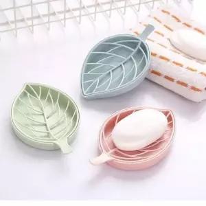 ksr 나뭇잎 비누 받침/ 목욕 욕실용품 비누 받이 화장실 용품 욕실