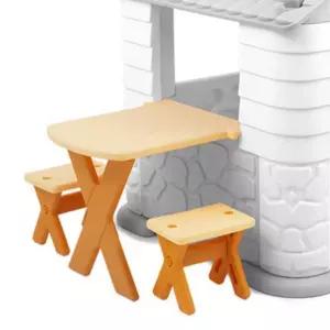 에듀하우스 연결용 테이블 의자2개 세트 아이선물 집콕놀이 대형