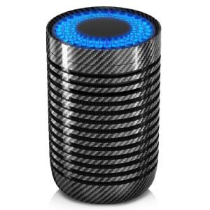 퀸티 자동차 공기청정기 트루 헤파 필터가 장착된 자동차용 H13 필터 청정 공기 7 먼지 이동용 휴대용 액세서리 차량 사용 탄소 섬유 DS-6F DS-FJ