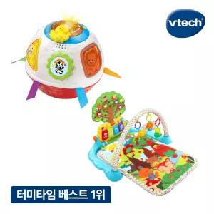 브이텍 터미타임 필수세트 (깜짝볼 스마트 한영버전 + 액티비티 아기 체육관)