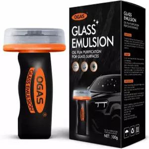 자동차용 HRIOEKAX 유리 유막 제거제 100ml 롤온 컴파운드와 클리닝 보드 및 얼룩 제거 안전 운전을 위한