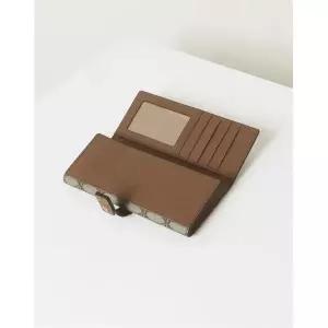 갤러리아 헤지스 핸드백 HIWA4F883W2 데일리 브라운 로고패턴 가죽 장지갑