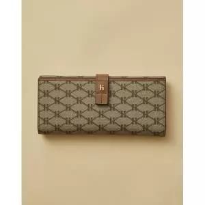 갤러리아 헤지스 핸드백 HIWA3F883W2 브라운 시그니처 가죽 장지갑