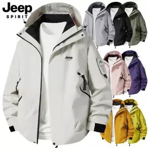 지프 JEEP SPIRIT 남녀공용 바람막이 후드 점퍼 아웃도어 방수 점퍼 집업 캠핑 재킷 자켓 커플 S~4XL 여성 남성 커플 남자 여자빅사이즈 2518S
