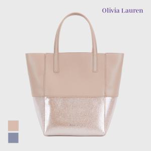 [올리비아로렌] 양면 콤비 PU 쇼퍼백_VYCUBXM3111