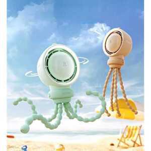 소형 선풍기 더위 팬 흔들림방지 여름 휴대용 스트롤러 제품 문어발