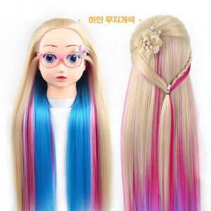 헤어 스타일링 미용실 제품 마네킹 미용학원 가발 헤드 두상 연습용