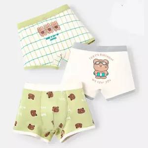 러브베어 남아 드로즈 3종세트 / 유아 남아 사각 팬티