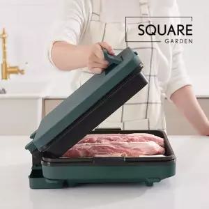 스퀘어가든 폴딩 양면그릴 원터치 전기그릴 GS단독구성 풀세트