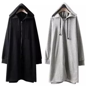 [하프클럽/]기모 트임 빅사이즈 자켓 w143 집업 베이직 후드 롱