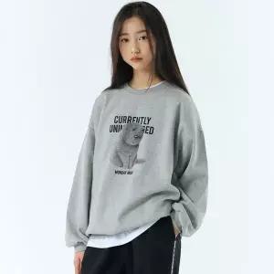 [보리보리/아이라인]캣드 맨투맨