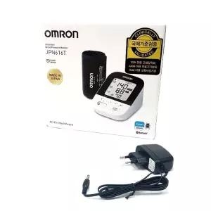 오므론 혈압계 JPN616T+오므론전용아답타 /블루투스/2인 메모리기능 당일 택배 출고