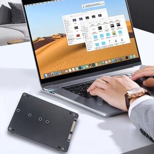 PC용 이중 사용 하드 디스크 어댑터 보드 M.2 NGFF SSD to SATA3 컨버터 카드