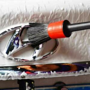 6PCS 자동차 디테일링 브러시 세트  섬유 다기능 청소 휠 엔진 내부 에어벤트 세척 키트