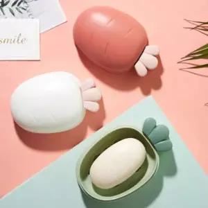 [에이치플러스몰](와인앤쿡)당근 비누받침 화장실 욕실용