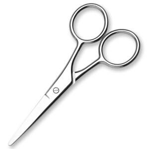 FEITA 포터블 코털 라운드 팁 가위 남성용 그루밍 다목적 얼굴 안전 금속 여성 눈썹 속눈썹 입수염 네일 매니큐어