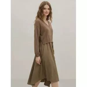 막스까르띠지오 니트 레이어드 롱 원피스 388893