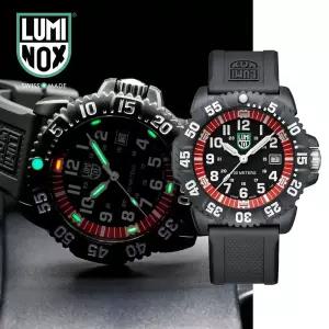 본사AS가능 루미녹스 씨 라이언 남성 우레탄 방수 시계 X2.2051 군인시계 캠핑