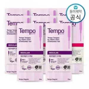 템포 체내형생리대 탐폰 혼합구성 총80매