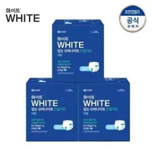 [화이트] 입는오버나이트 드림가드 생리대 중형/대형 8매x3팩