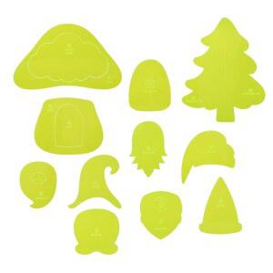 미주리 스타 놈 아크릴 템플릿 세트 - 13피스 DIY 퀼팅 및 제작 키트 바느질, 어플리케, 등을 위한 홀리데이 장식