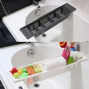 [셀러에이드]욕실 슬라이드 정리대 찜질방 수납