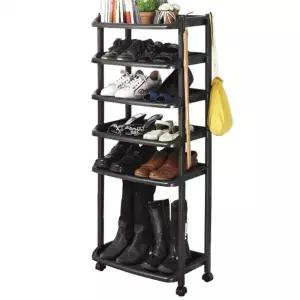 신발보관함 대형6단 조립선반 수납신발장 이동식