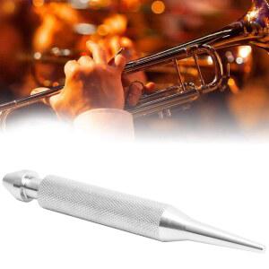 트럼펫 마우스피스 악기 트롬본 연주자를 위한 도구 테이퍼 고경도 수리 스틸 스테인리스 도구, 이중