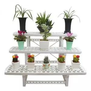 [콩심팥심]3단 화분 선반 식물 인테리어 받침대