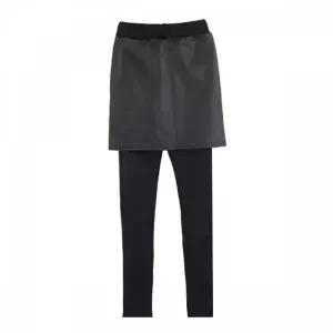 TBZ JJM-NS404 밍크퍼레쟈4부치마레깅스 FREE