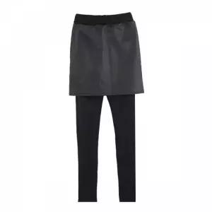 TBZ JJM-NS404 밍크퍼레쟈4부치마레깅스 FREE