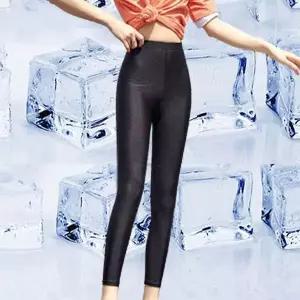 여성 여름 쿨 레깅스 9부 시원한 소재 냉감 쫄바지