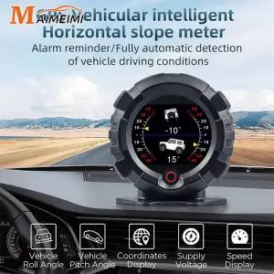 X95 GPS HUD 자동차 헤드 업 디스플레이 4x4 오프로드 경사계 경사 각도 속도 위성 타이밍 액세서리 다기능
