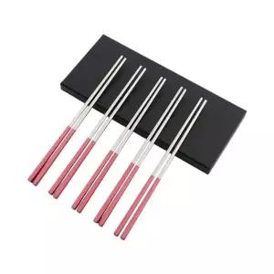 컬러 NX52SX12 젓가락 (5세트 핑크) DK39