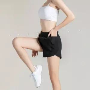 여성 검정색 운동 반바지 런닝 탁구 테니스 클라이밍 요가