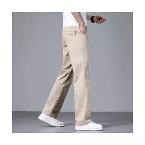 남자 기본 바지 면 린넨 봄여름 얇은 고급 순 캐주얼 일자 빅사이즈 스판 M스포2
